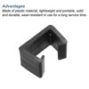 Unique Bargains Outdoor Wicker Fixed Connection Chair Fasteners Furniture Clip Black - 3 of 4