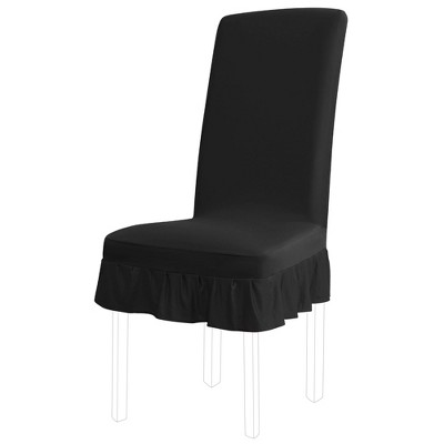 1 X Elastic Chair Cover Long Back Seat Covers Protector For Restaurant Dining 