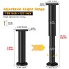 Aoibox Adjustable Height Metal Bed Support Legs for Bed Frame or Furniture 7.08-12.2 Inch Heavy Duty 4 Pack - 2 of 4