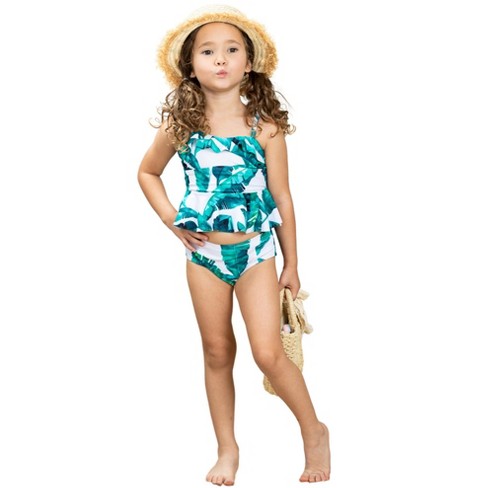 Girls Tropical Beaches Two Piece Swimsuit - Mia Belle Girls : Target