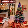 Vivatrees 6/7.5 Ft Prelit Artificial Christmas Tree, 15 Lighting Modes with Multi Colors, Metal Stand, Hinged Branches, Xmas Tree for Holiday Decor - 2 of 4
