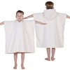 Kids Unisex Cotton Terry Medium Weight Hooded Bath Towel by Blue Nile Mills - 2 of 4