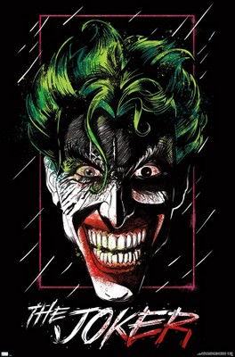 Trends International DC Comics - The Joker - Up Close Framed Wall Poster Prints