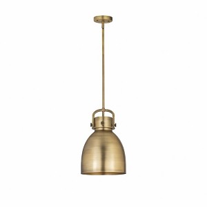 Newton Bell - 1 Light Pendant In Industrial Style-16.75 Inches Tall and 10 Inches Wide - 1 of 1