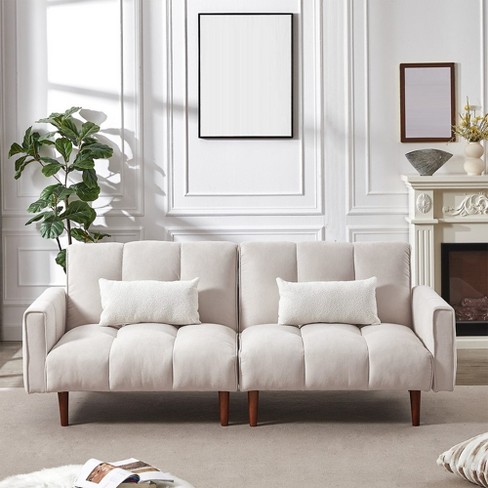 Target white fashion futon