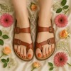 CUSHIONAIRE Pluto Cork Footbed Summer Sandals for Women 2025 Comfortable Slides with Adjustable Buckles, Toe Loop & Stitched Design - 4 of 4