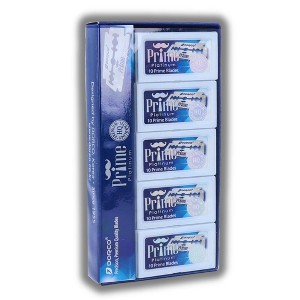 Dorco Prime Platinum 10 Prime Blades | Soft Hair Shave & Reduce Skin irritation | Excellent Sharpness & Remarkable First Cut  (100 ct package) - 1 of 2