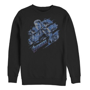 Men's Marvel Avengers: Endgame Smokey Captain America Sweatshirt - 1 of 3