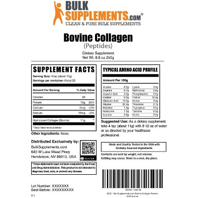 BulkSupplements Collagen Peptides Powder