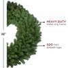 Northlight 48" Unlit Deluxe Windsor Pine Artificial Christmas Wreath - 4 of 4