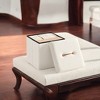 Foldable Ottoman with Hidden Storage, 15-Inch Cube Footrest Stool, 660lb Weight Capacity - 3 of 4
