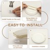 Unique Bargains Stainless Steel Invisible Wall U-shaped Plate Hangers with Traceless Nail 3 Pcs - 4 of 4