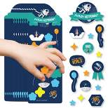 Big Dot of Happiness Blast Off to Outer Space - Rocket Ship Birthday Party Favor Kids Stickers - 16 Sheets - 256 Stickers