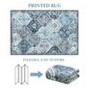 Area Rug, Rugs for Living Room, Washable Rug, Vintage Rugs for Entryway, Traditional Floor Cover, Thin Carpet, Kitchen Distressed Non Slip Mat - 4 of 4