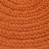 Colonial Mills Tortuga Braided Rug, Orange 6x8, Oval Shape - 2 of 4