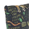 Lanka Square Throw Pillow Navy - Skyline Furniture: Cotton Fabric, Zipper Closure, Indoor Use - 3 of 4