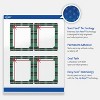 Avery Labels, 4" x 3-1/3", Silver-Green Plaid, Glossy, 40ct - 3 of 4