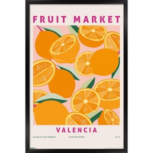 Trends International Reinders: Fruit Market - Orange Market Framed Wall Poster Prints - 1 of 4