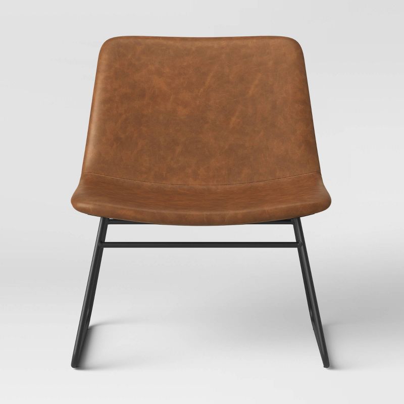 Bowden Accent Chair Caramel - Threshold&#8482;, 1 of 7