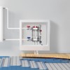 VEVOR 2-Branch Radiant Heat Manifold, 1/2" PEX Tubing Manifold, Stainless Steel PEX Manifold for Hydronic Radiant Floor Heating, Silver - 2 of 4