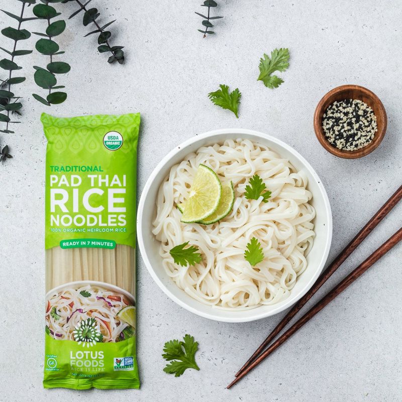 Lotus Foods Pad Thai Rice Noodles Organic Gluten Free - 8oz, 3 of 5