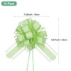 Unique Bargains Plastic Flower Ribbon Satin Gift Bow Pull Bows 12 Pcs - 3 of 4