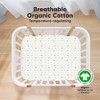 KeaBabies Mini Crib Sheets for Baby Girls, Boys, 2-Pack Soothe Pack and Play Sheets Fitted, Organic Pack N Play Mattress Sheet - 2 of 4