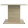 vidaXL Coffee Table, Sonoma Oak - Sturdy, Easy to Assemble, Versatile Functional Square Table - 4 of 4