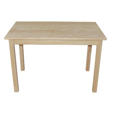 HomeRoots 48" Natural Solid Wood Dining Table