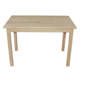 HomeRoots 48" Natural Solid Wood Dining Table - 1 of 4