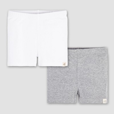 white cycling shorts cotton