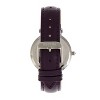 Bertha Emily Mother-Of-Pearl Leather-Band Watch - Silver/Purple - 2 of 3