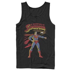 Men's Superman Patriotic Adventures Tank Top - 1 of 4