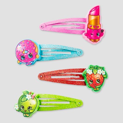 Shopkins Girls 4 Pack Hair Clips Multi-Colored – Target Inventory Checker –  BrickSeek