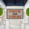 Stupell Industries Trick Or Treat Gingham Printed Outdoor Imitation Sisal Door Mat, design by Marcus Prime - 4 of 4