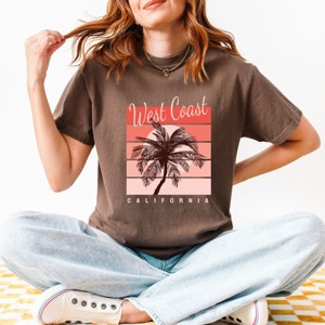 Simply Sage Market West Coast California Garment Dyed Tee - 1 of 4