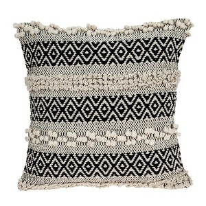 Parkland Collection,Celice Bohemian Beige Pillow Cover With Poly Insert - 1 of 4