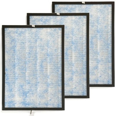 Nispira True HEPA with Activated Carbon Pre Filter Replacement Compatible with Membrane Solutions MSA3 Air Purifier, 3 Packs