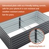 Maliang Metal Raised Garden Bed, Outdoor Planter Boxes for Vegetables, Raised Beds for Growing Flowers Herbs Succulents - 4 of 4