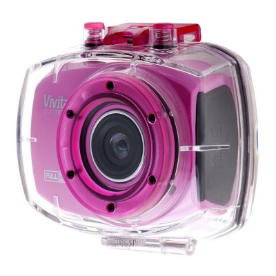 Vivitar DVR787 Full HD Action Camera (Pink)