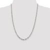 Black Bow Jewelry 3.5mm, Sterling Silver Singapore Chain Necklace - 2 of 4