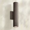 Minka Lavery Modern Outdoor Wall Light Fixture Dorian Bronze LED Dark Sky 14 1/2" for Post Exterior Barn Deck Porch Yard Patio - 2 of 3