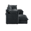 156.6" Corduroy Slipcovered U-Shaped Modular Sectional Sofa with French Edges & Removable Covers - 4 of 4