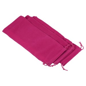 Unique Bargains Wedding Gift Microfiber Soft Drawstring Storage Bag 3 Pcs - 1 of 3