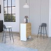 NicBex Minimalist Wooden Folding Rectangular Dining Table,Modern Home Kitchen Table Bar Table,Dining Room Furniture - 2 of 4