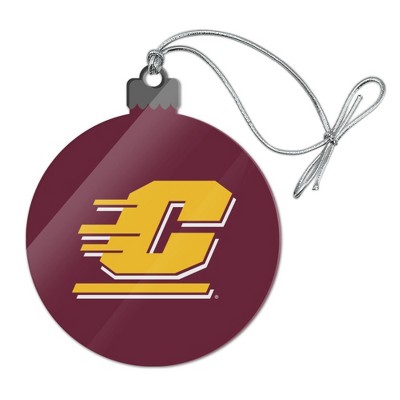 Central Michigan University Logo Acrylic Christmas Tree Holiday Ornament