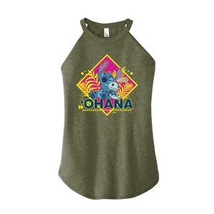 Women's - Disney - Lilo & Stitch Graphic High Neck Tank - 1 of 2