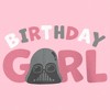 Girl's Star Wars Birthday Girl Cartoon Darth Vader T-Shirt - 2 of 4