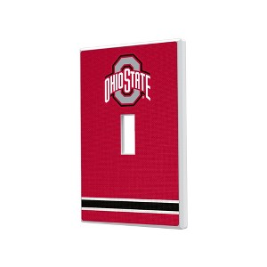 NCAA Big Ten Universities Stripe Hidden-Screw Light Switch Plate for Single Toggle - 1 of 4
