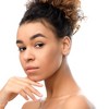 Haus of Brilliance Silver 1/4 Cttw Invisible Set Princess Diamond Composite Quad Stud Earrings - 4 of 4